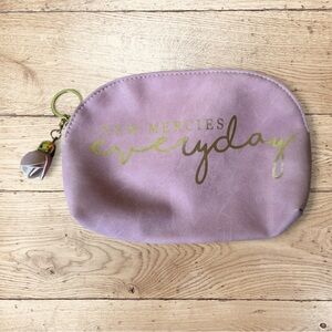 Inspirational Lilac Cosmetic Pouch